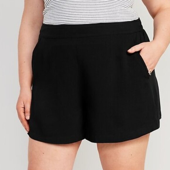 High Rise Pull on Shorts szL - Picture 1 of 5